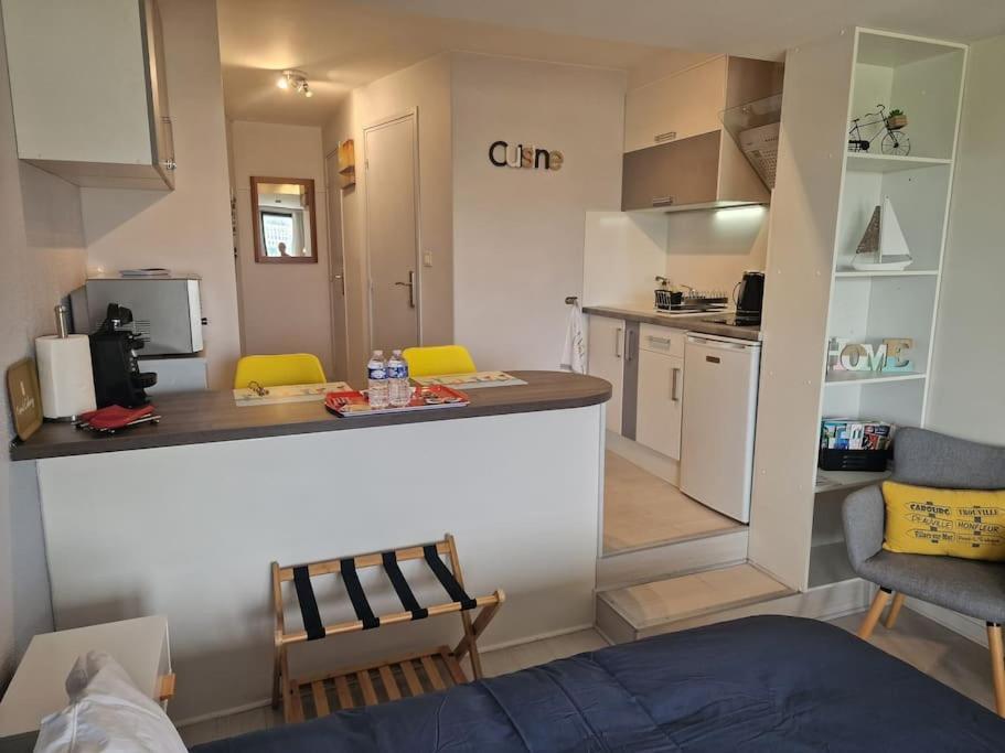 Le Cocooning-Studio Deauville Marina Avec Terrasse Vue Mer Et Plage Εξωτερικό φωτογραφία