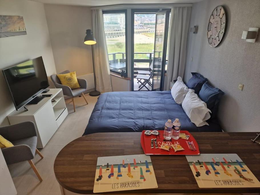 Le Cocooning-Studio Deauville Marina Avec Terrasse Vue Mer Et Plage Εξωτερικό φωτογραφία